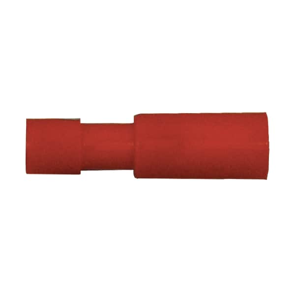 Bullet Terminal, 0.157 in Stud Size, 14 AWG, 600 V, Nylon Insulated, Blue, 1000 PK